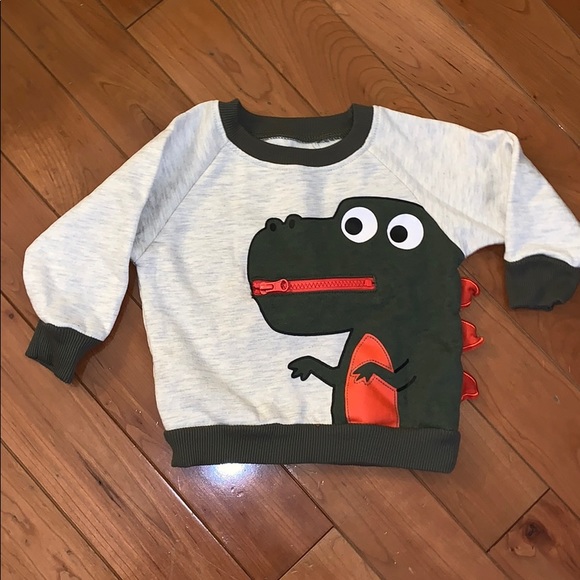 Little Rebels Other - Never Worn Dinosaur Sweatshirt with Zipper Little Rebels Other - Never Worn Dinosaur Sweatshirt with Zipper